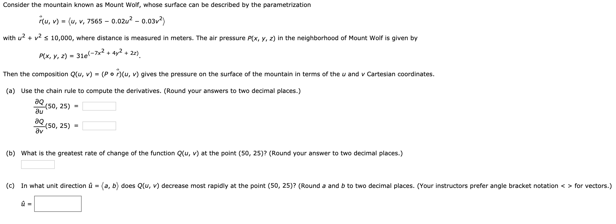 Solved Consider The Mountain Known As Mount Wolf Whose S Chegg Com