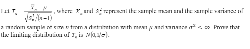 Solved Let To X :- = where X, and srepresent the sample mean | Chegg.com
