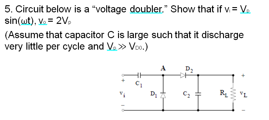 Solved 5. Circuit Below Is A 