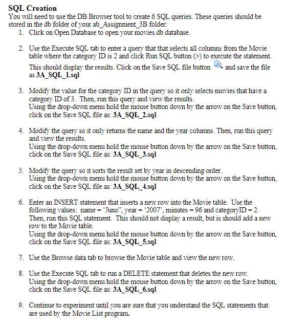 Solved Python The Movies Database: (Please read instruction | Chegg.com