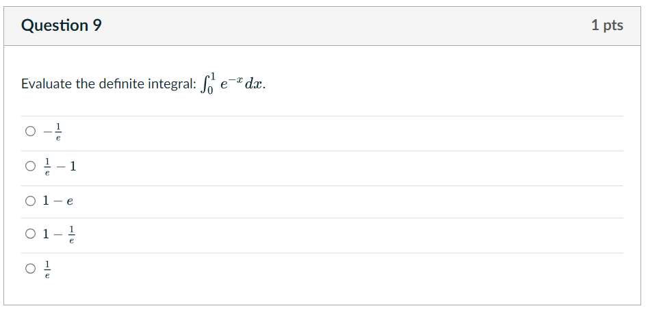 Question 9Evaluate the definite integral: | Chegg.com