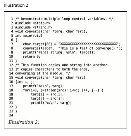 1)In Illustration 2, what does line 4 do? a)declares | Chegg.com