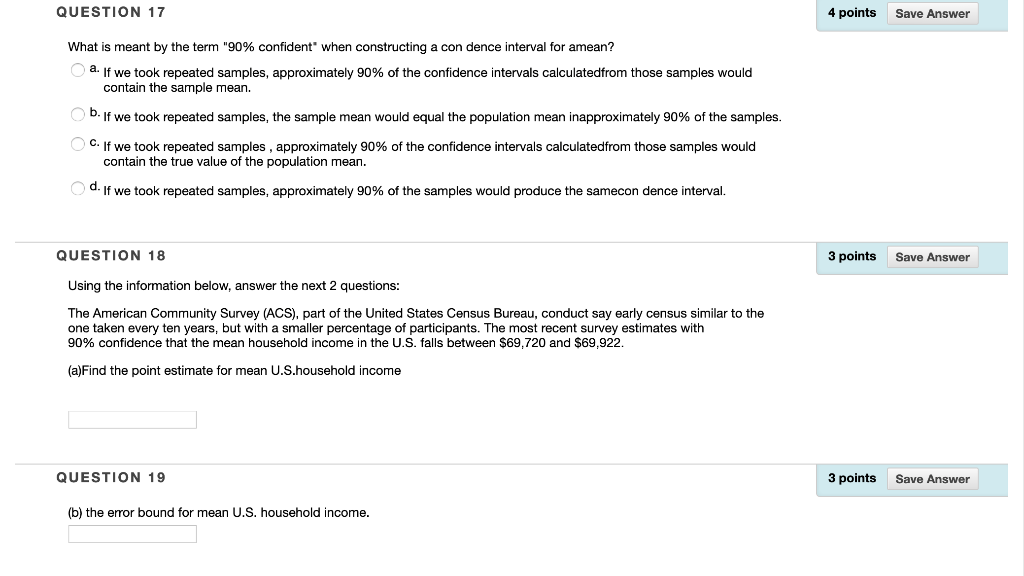 Solved QUESTION 17 4 points Save Answer What is meant by the | Chegg.com