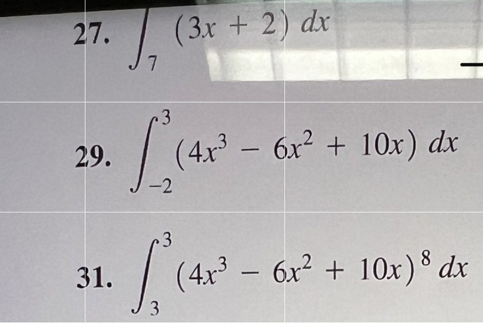 hasil dari ∫ 4x3 6x2 x 3 dx