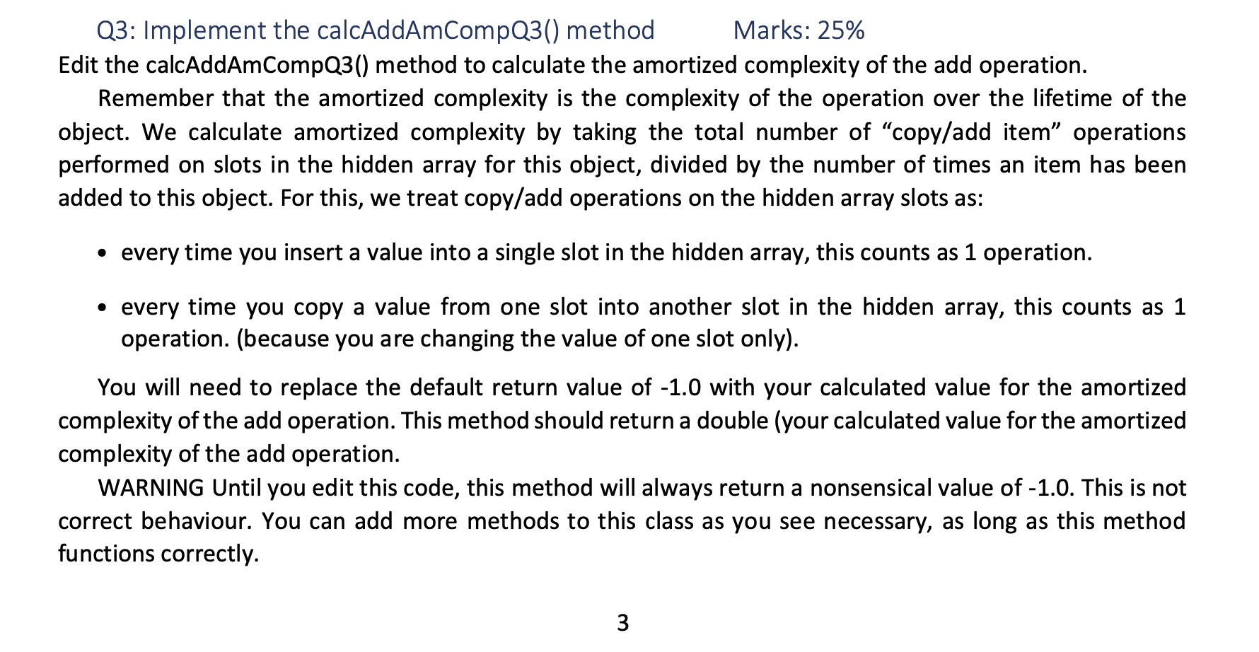 Solved General Instructions: - Complete programming tasks as | Chegg.com