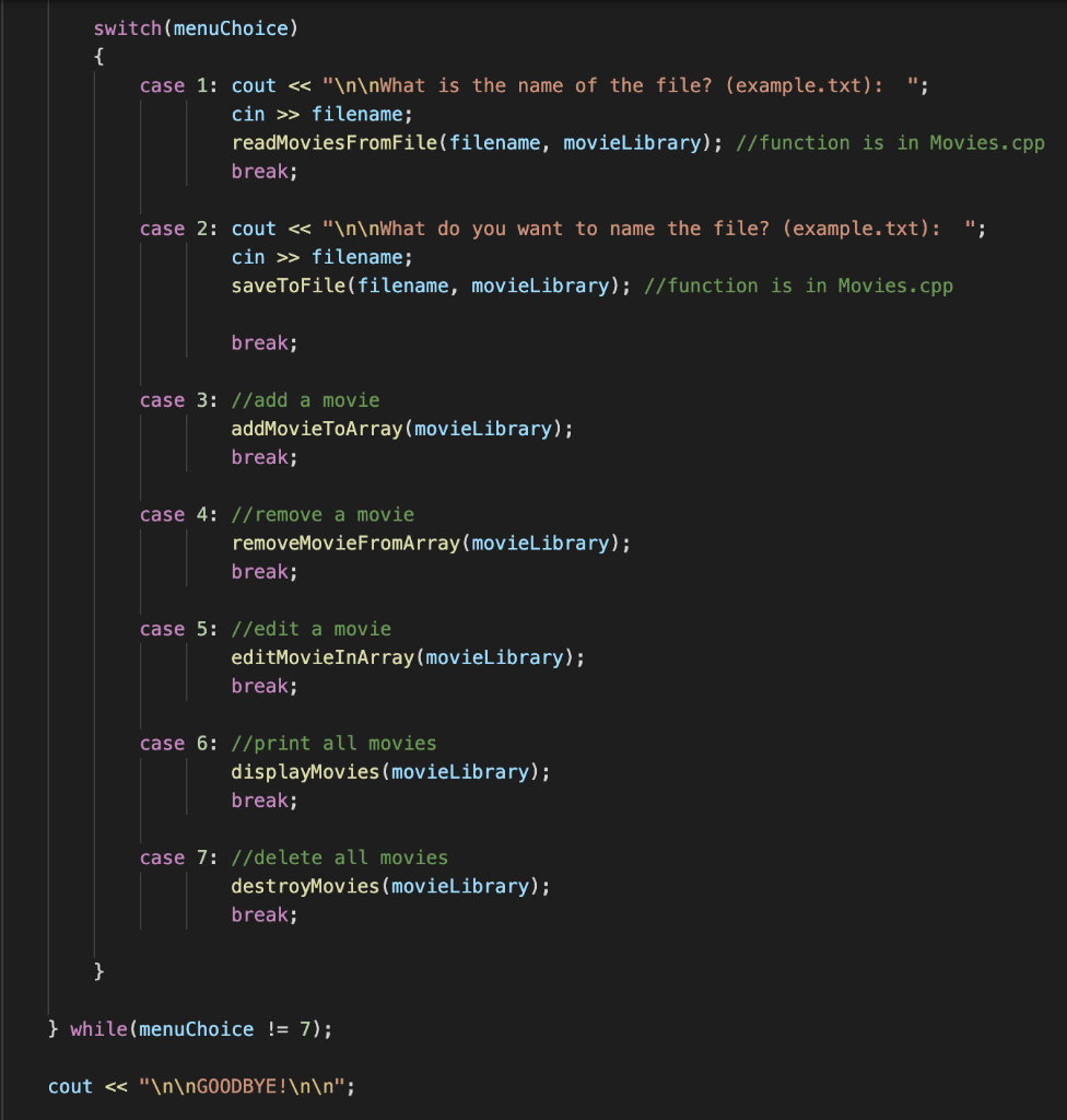 Solved: C++ ONLY -- LARGE PROGRAM ASSIGNMENT, DIFFICULT I ... | Chegg.com