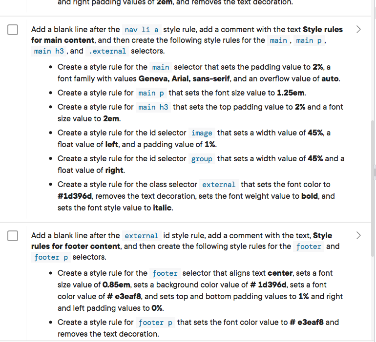 c4-apply-your-knowledge-creating-a-style-sheet-to-chegg