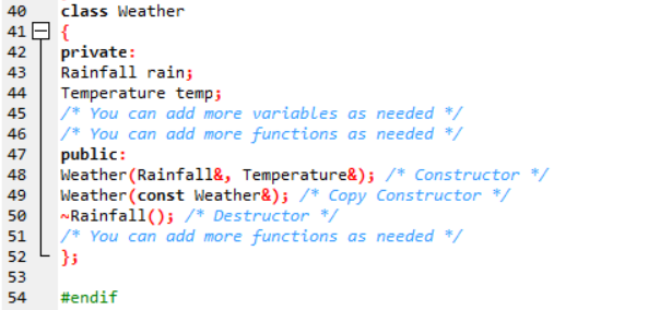 Solved [*] temp.h main.cpp temp.cpp 1 #ifndef TEMP_H 2 | Chegg.com