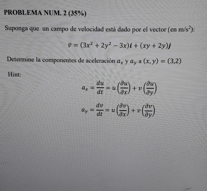Solved Suppose that a velocity field is given by the vector | Chegg.com