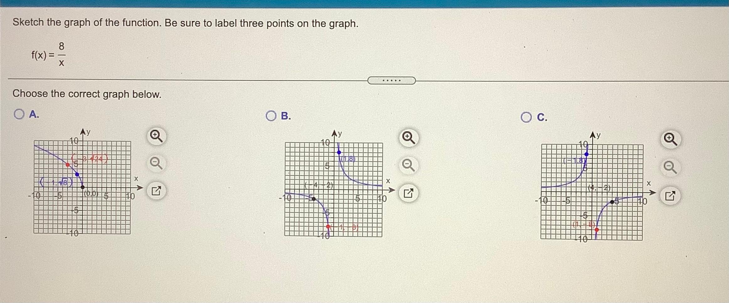 Solved Sketch the graph of the function. Be sure to label | Chegg.com