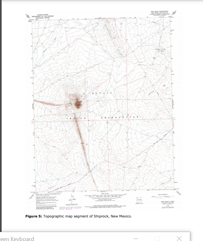 Solved C) Ship Rock Volcanic Neck Shiprock is an interesting