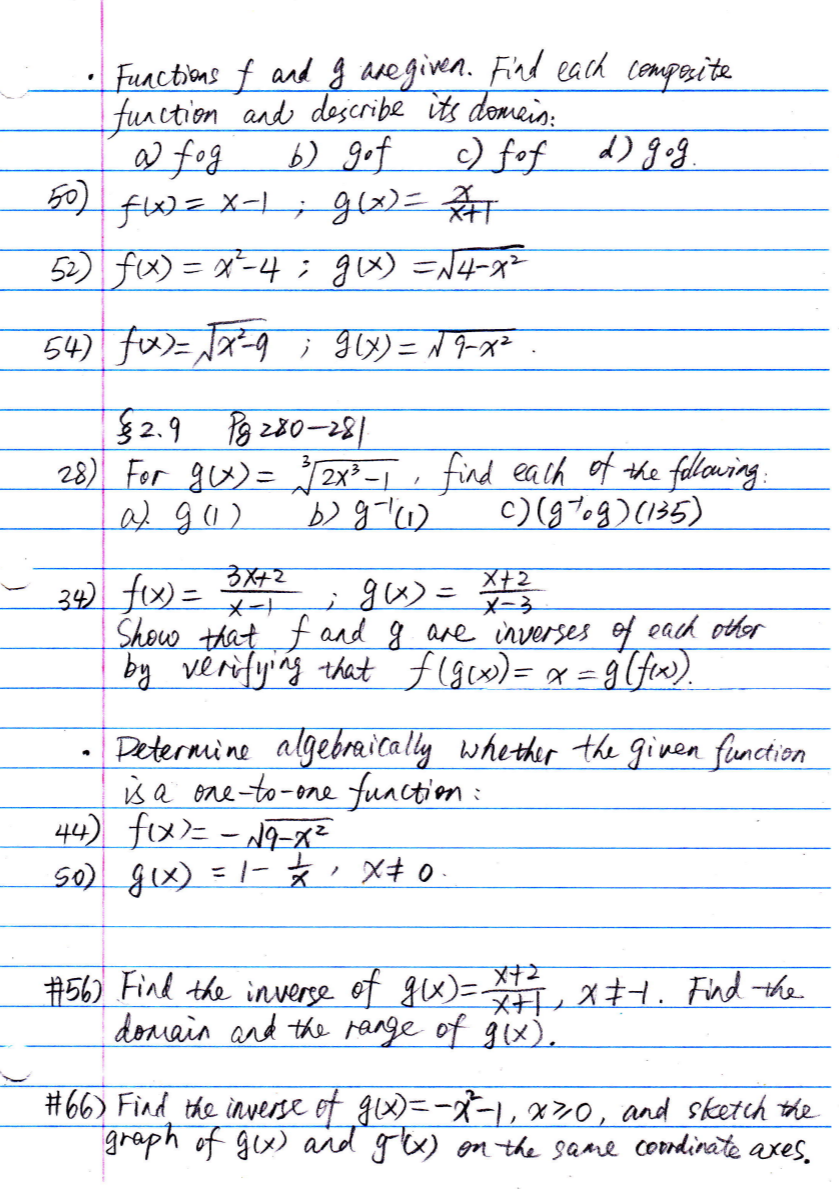 Solved Functions F And I Are Given. Find Each Composite | Chegg.com