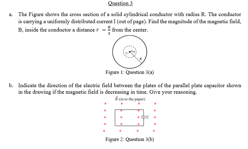 Solved Question 3 a. The Figure shows the cross section of a | Chegg.com