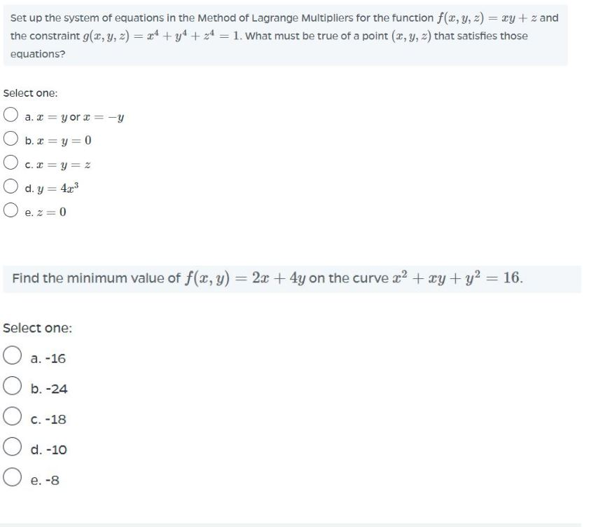 Solved Find The Absolute Minimum Value Of F X Y 4x2 3y2 Chegg Com