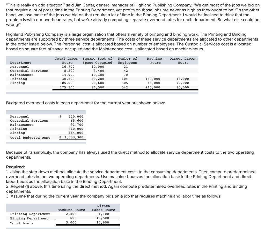 Solved "This is really an odd situation," said Jim Carter,