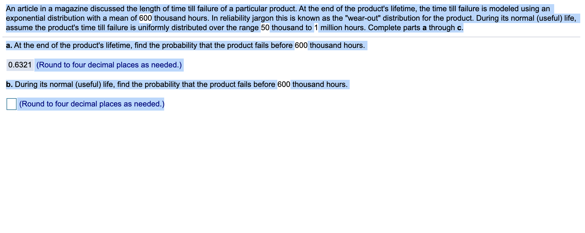 Solved An article in a magazine discussed the length of time