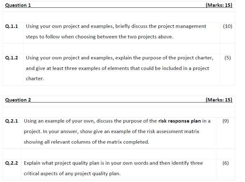 question-1-marks-20-study-the-project-information-chegg