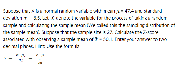Solved Suppose that X is a normal random variable with mean | Chegg.com