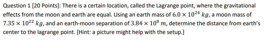 Solved Question 1 [20 Points]: There is a certain location, | Chegg.com