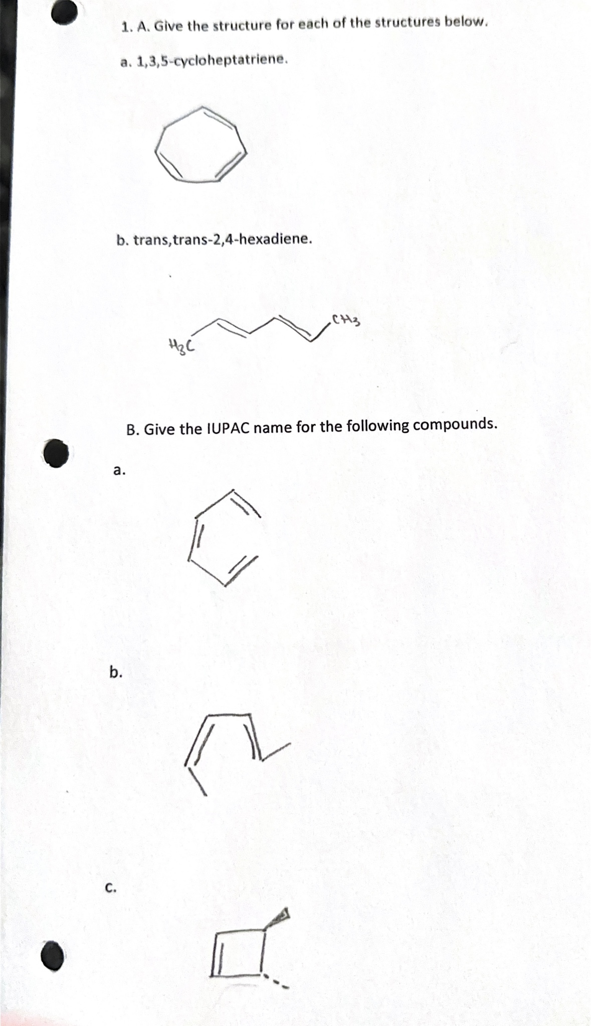 Solved I Did A And B For Part A. But I Am Not Sure If It Is | Chegg.com