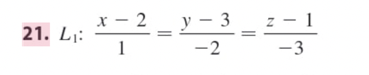 Determine whether the lines L1 and L2 are parallel, | Chegg.com