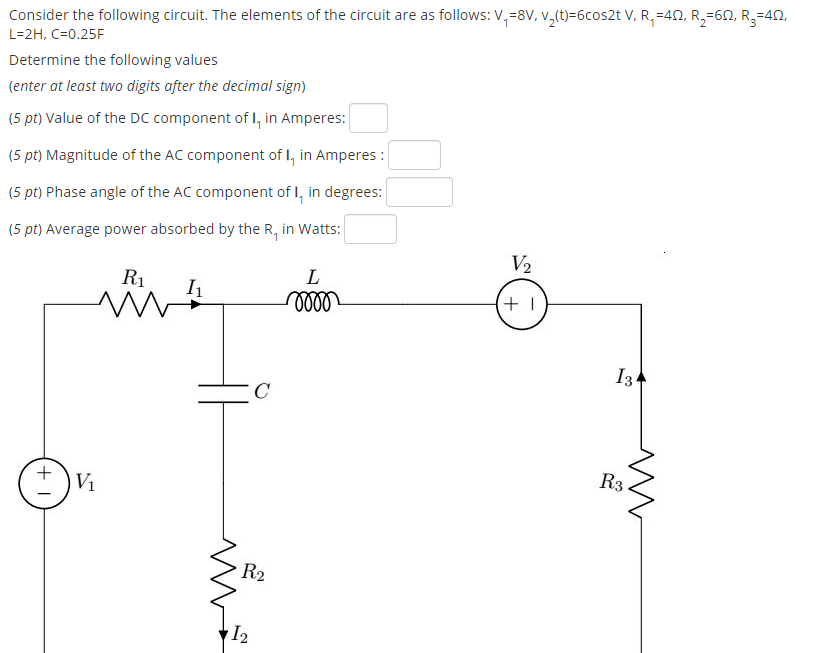 Solved Consider the following circuit. The elements of the | Chegg.com