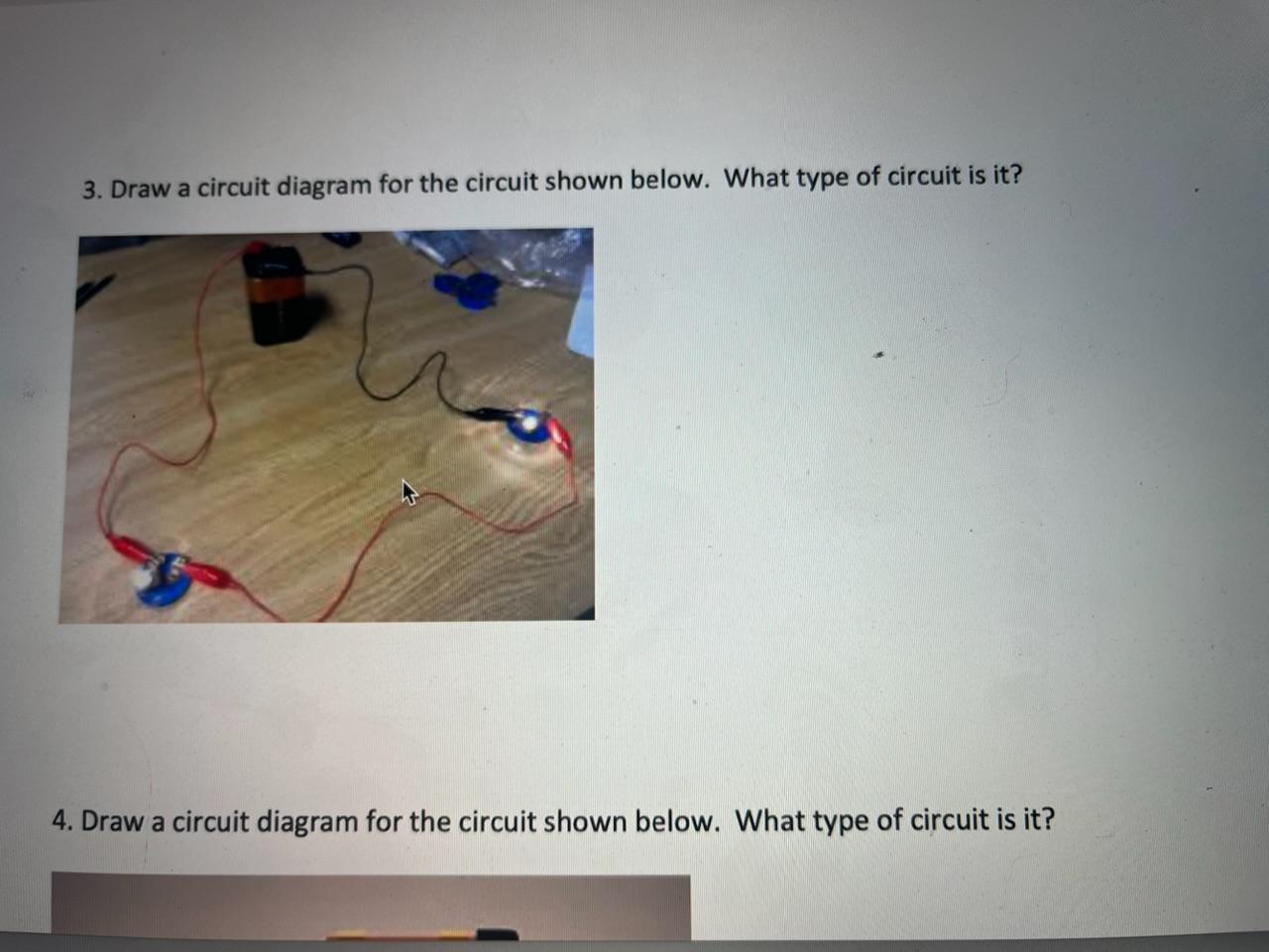 Solved 3. Draw a circuit diagram for the circuit shown | Chegg.com