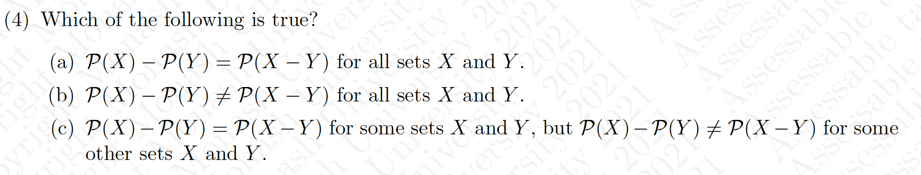 Solved Iver A P X P Y P X Y For All Sets X And Chegg Com