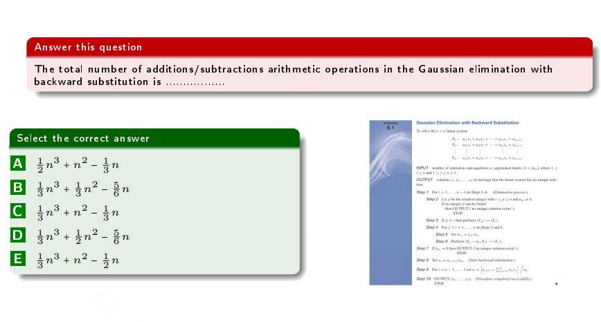 Solved Answer this question The total number of additions/ | Chegg.com