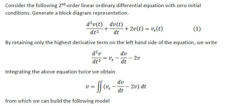 Solved Consider the following 2nd-order linear ordinary | Chegg.com