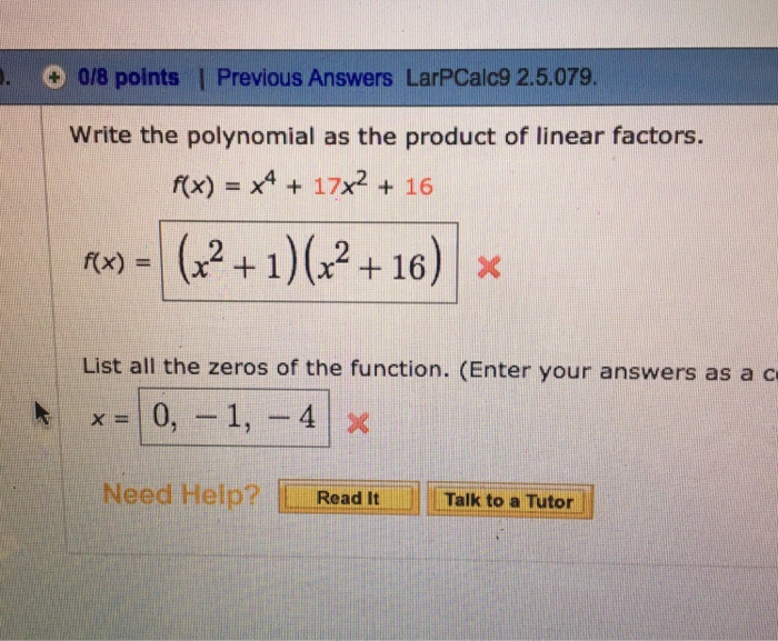 factor theorem factor theorem