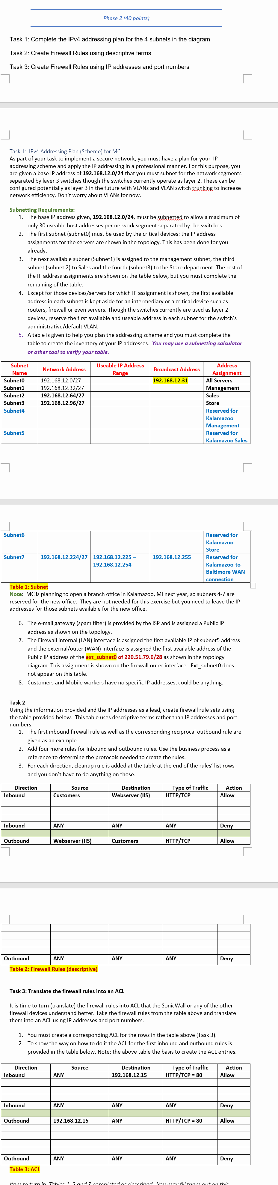 Hello I need help completing phase 2 of my lab. The | Chegg.com