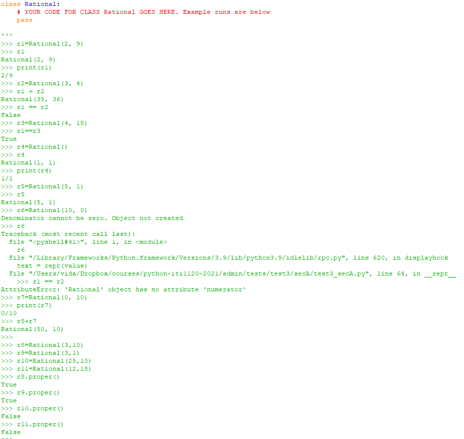 Solved you are not allowed to use nor consult Python's | Chegg.com