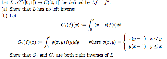 Solved Let L C 2 0 1 C 0 1 Be Defined By Lf Chegg Com