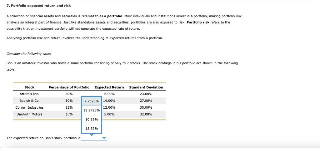 solved-a-collection-of-financial-assets-and-securities-is-chegg