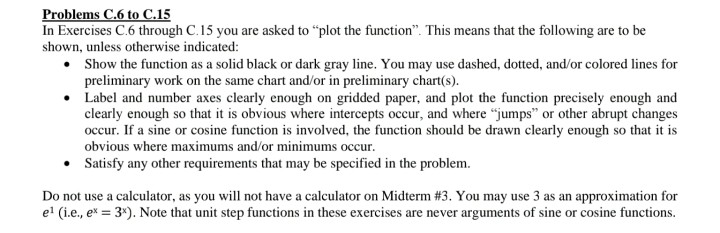Solved Problems C.6 to C.15 In Exercises C.6 through C.15 | Chegg.com