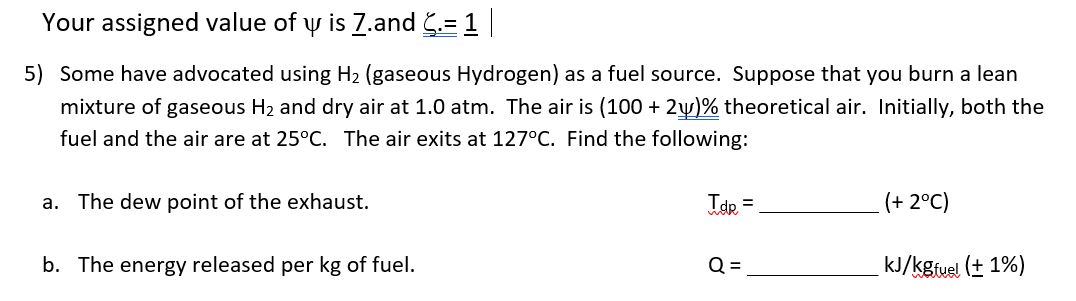 Your Assigned Value Of Y Is 7 And C 1 5 Some Have Chegg Com