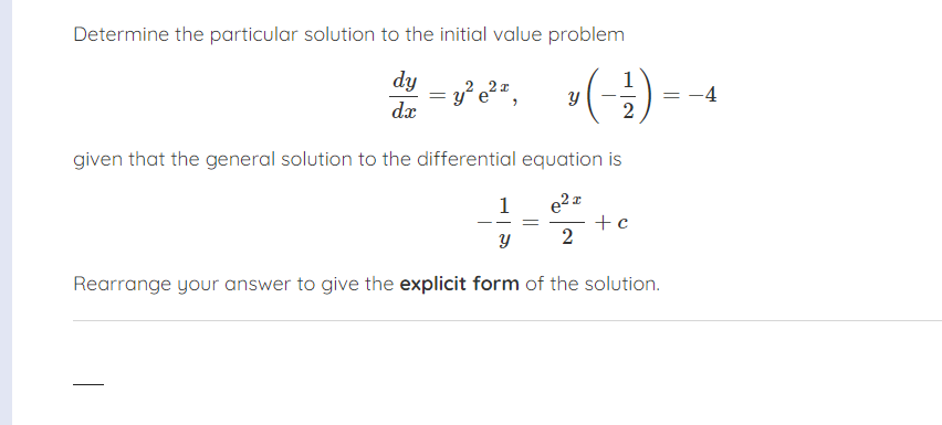 Solved Determine The Particular Solution To The Initial Chegg solved-determine-the-particular-solution-to-the-initial-chegg