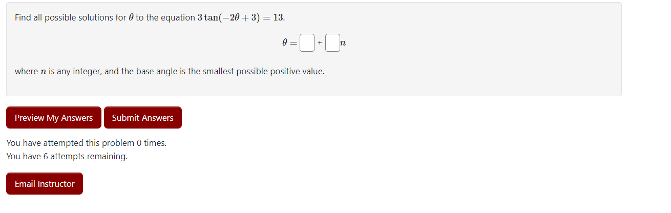 Solved Find all possible solutions for θ to the equation | Chegg.com