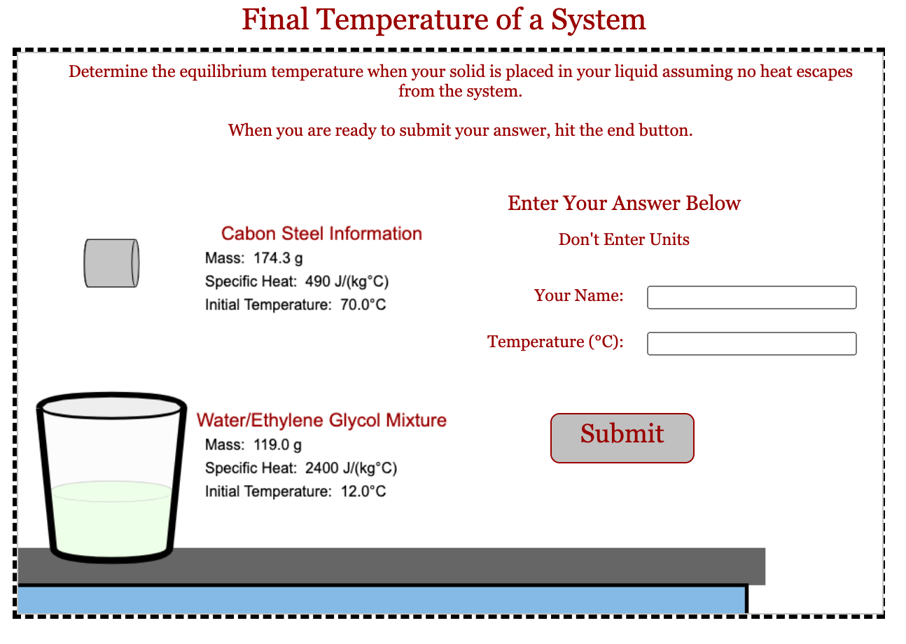 Solved Final Temperature Of A System Determine The | Chegg.com