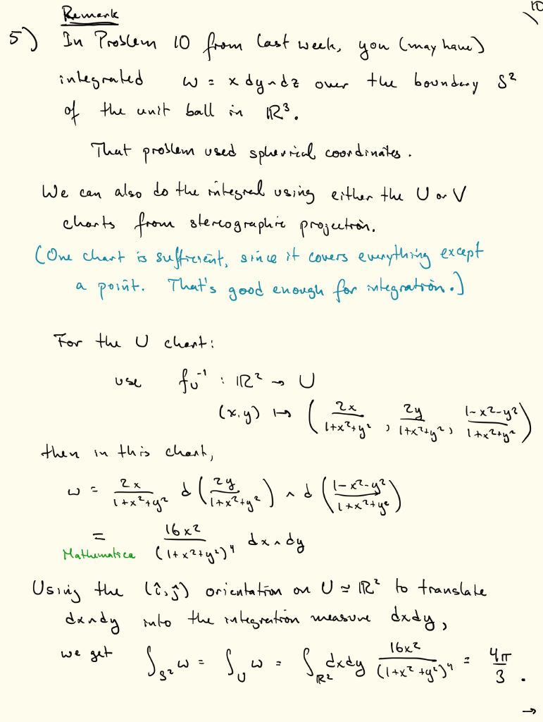 Remark 50 In Problem 10 From Last Week You May H Chegg Com