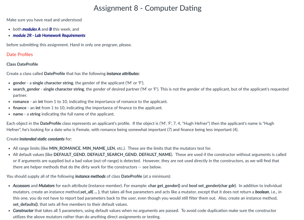 assignment-8-computer-dating-make-sure-you-have-chegg