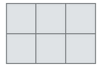 Solved Consider a rectangle made up of 6 squares, like the | Chegg.com