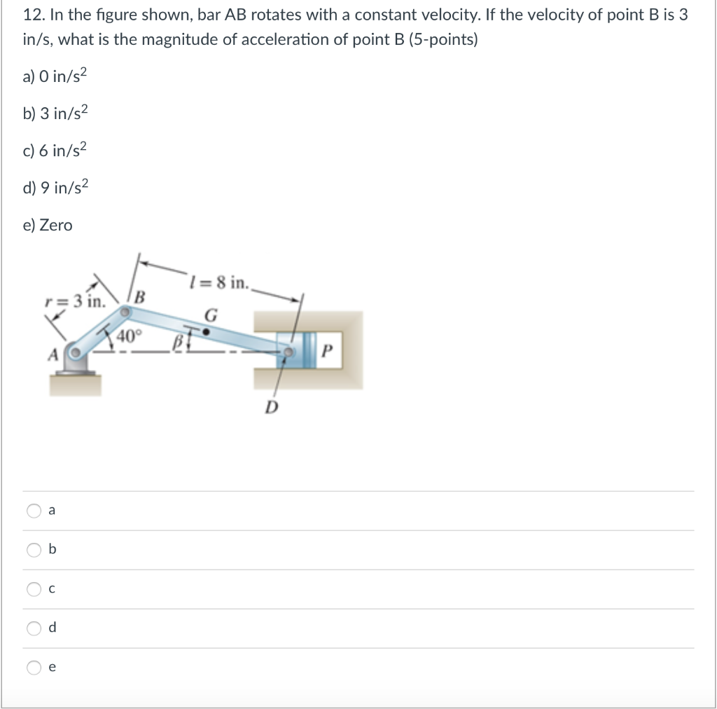 Solved 2. The gear rolls on the fixed rack with an angular | Chegg.com