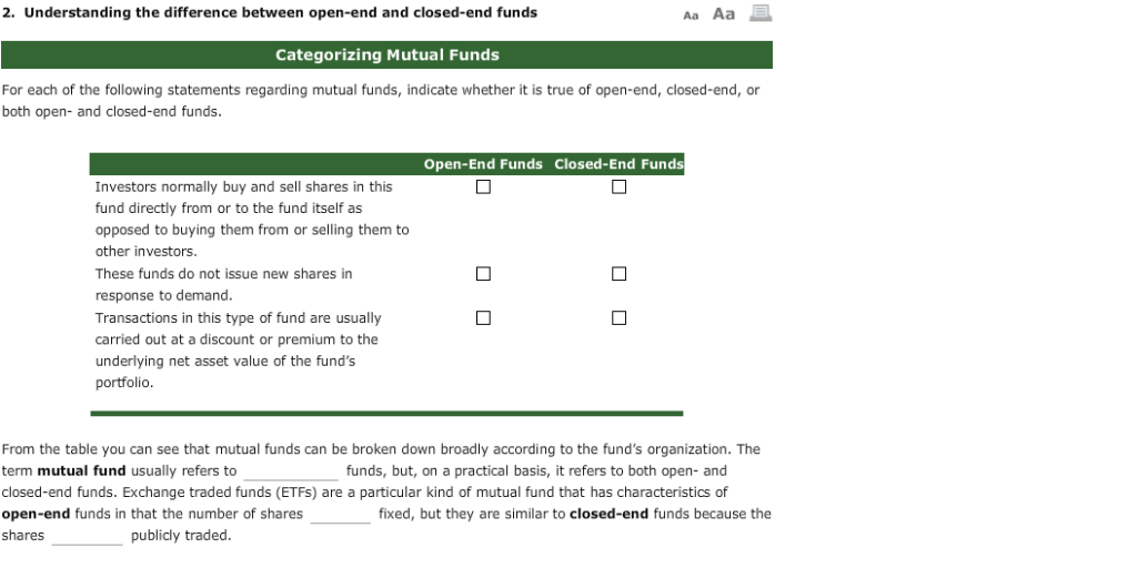 Solved 2. Understanding the difference between open end and