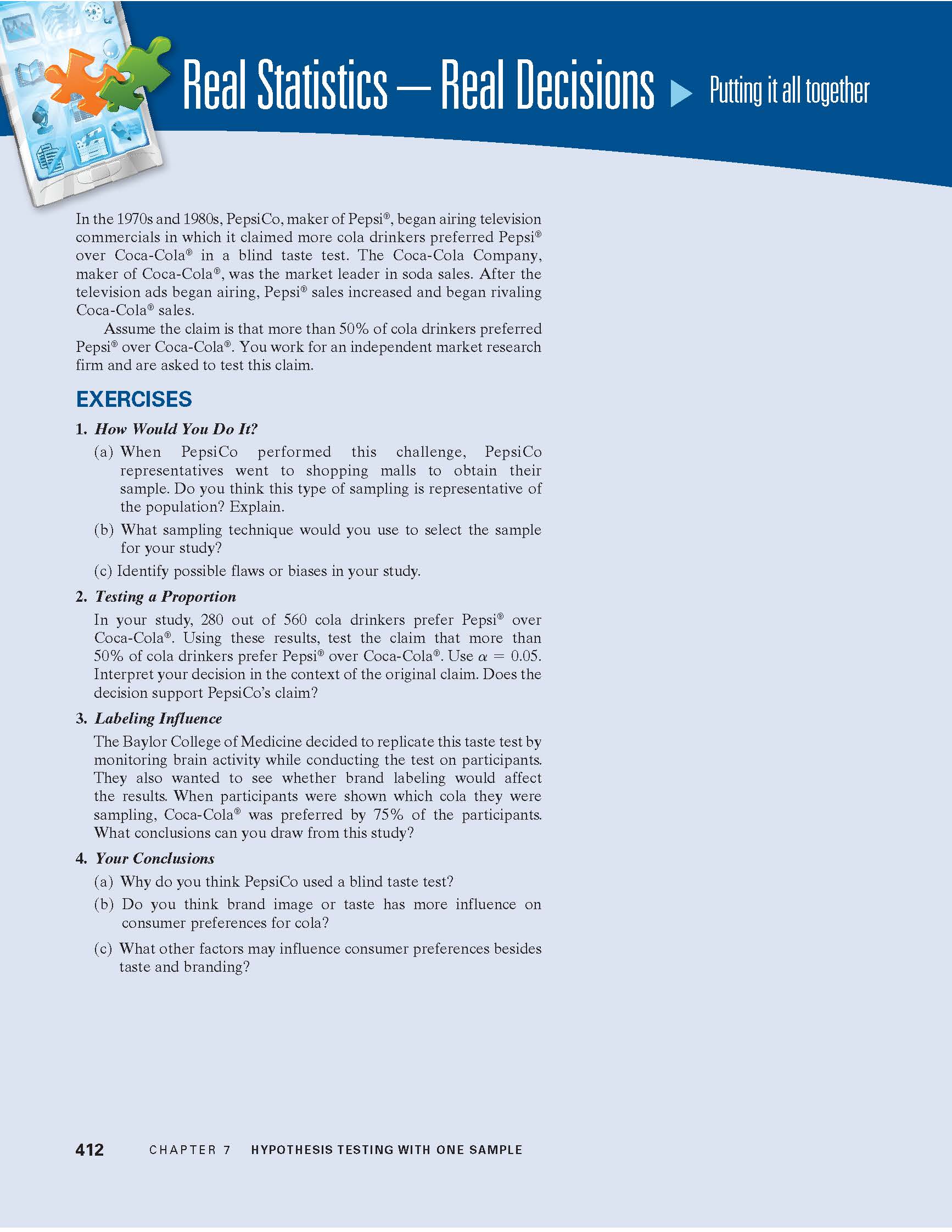 Solved In the 1970 s and 1980 s, PepsiCo, maker of Pepsi®,