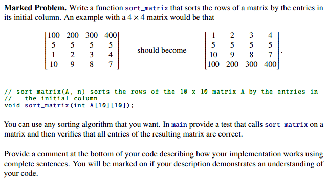 Solved Write the code in C please and thank | Chegg.com