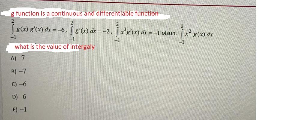 Solved G Function Is A Continuous And Differentiable Func Chegg Com