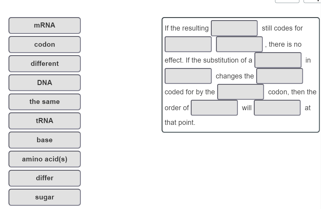 Solved mRNA If the resulting still codes for codon there is | Chegg.com