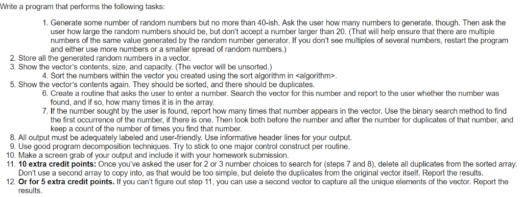 Solved Write a program that performs the following tasks: 1. | Chegg.com